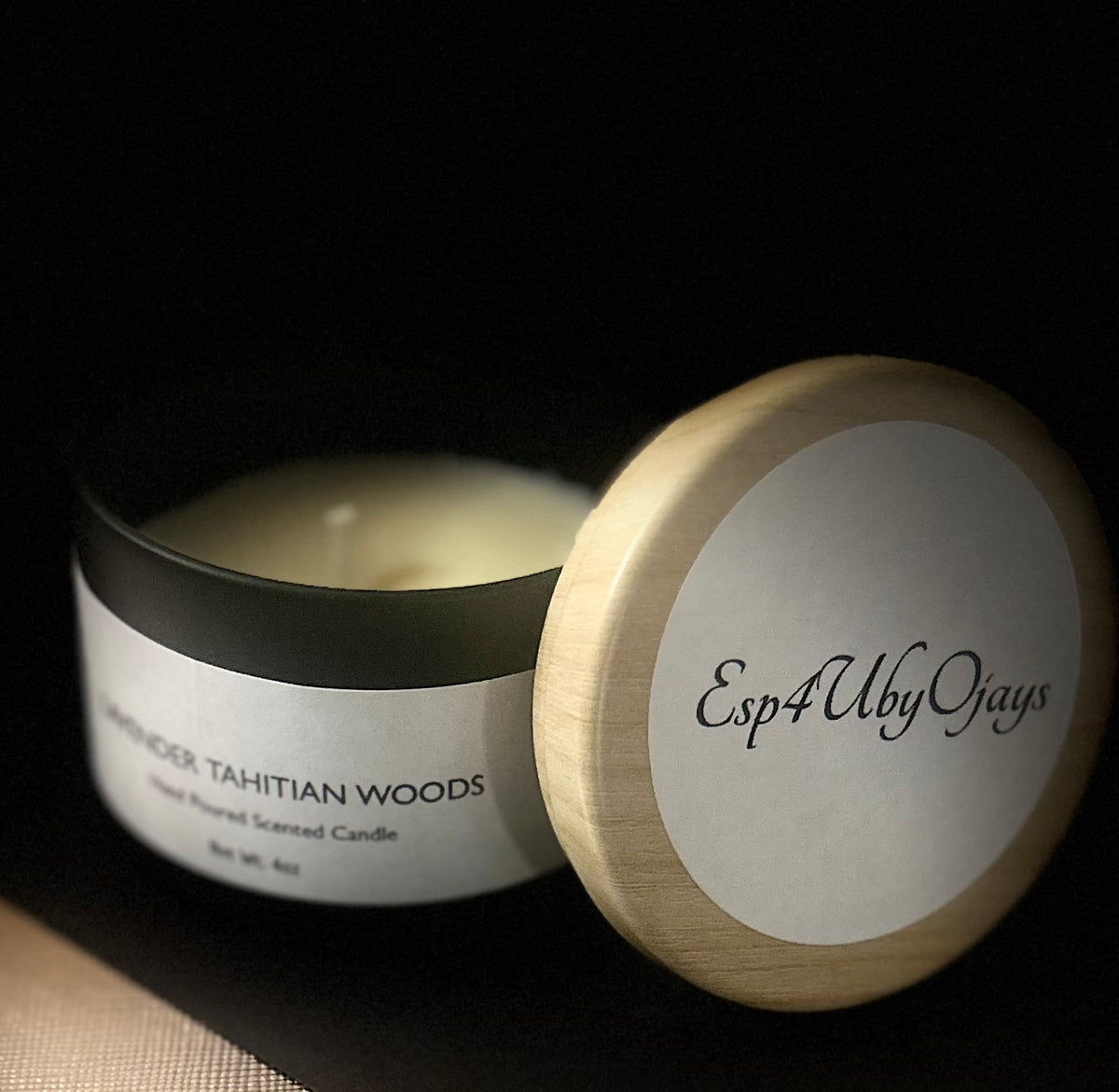 Lavender Tahitian Woods Candle - 4oz