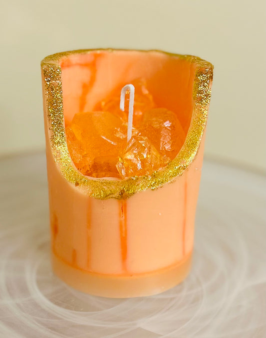 Citrine Vault (Geode Crystal) Candle