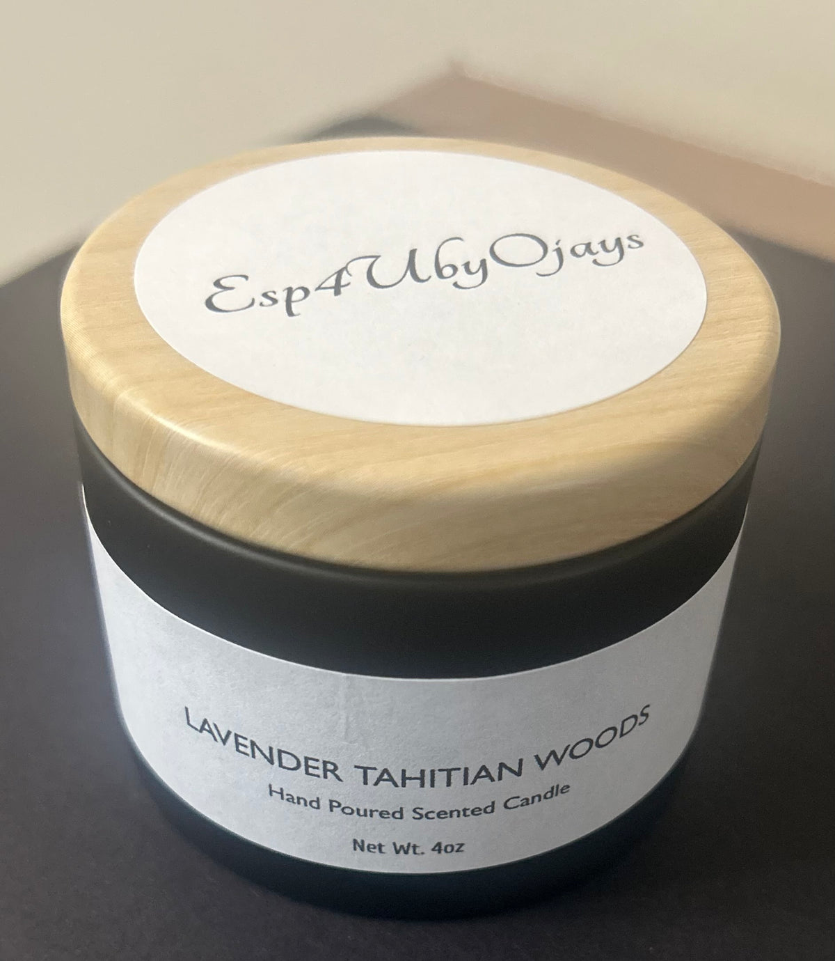 Lavender Tahitian Woods Candle - 4oz